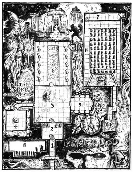 Retour de partie, Le Portail sous les Etoiles, Dungeon Crawl&nbsp;Classics